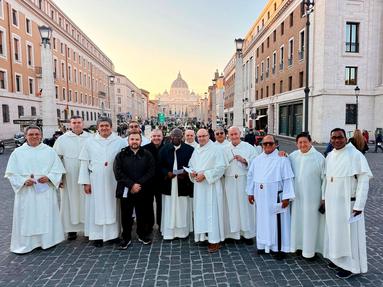 Governo Geral e os Provinciais da Ordem das Mercês realizam peregrinação à Basílica São Pedro durante o Ano Jubilar